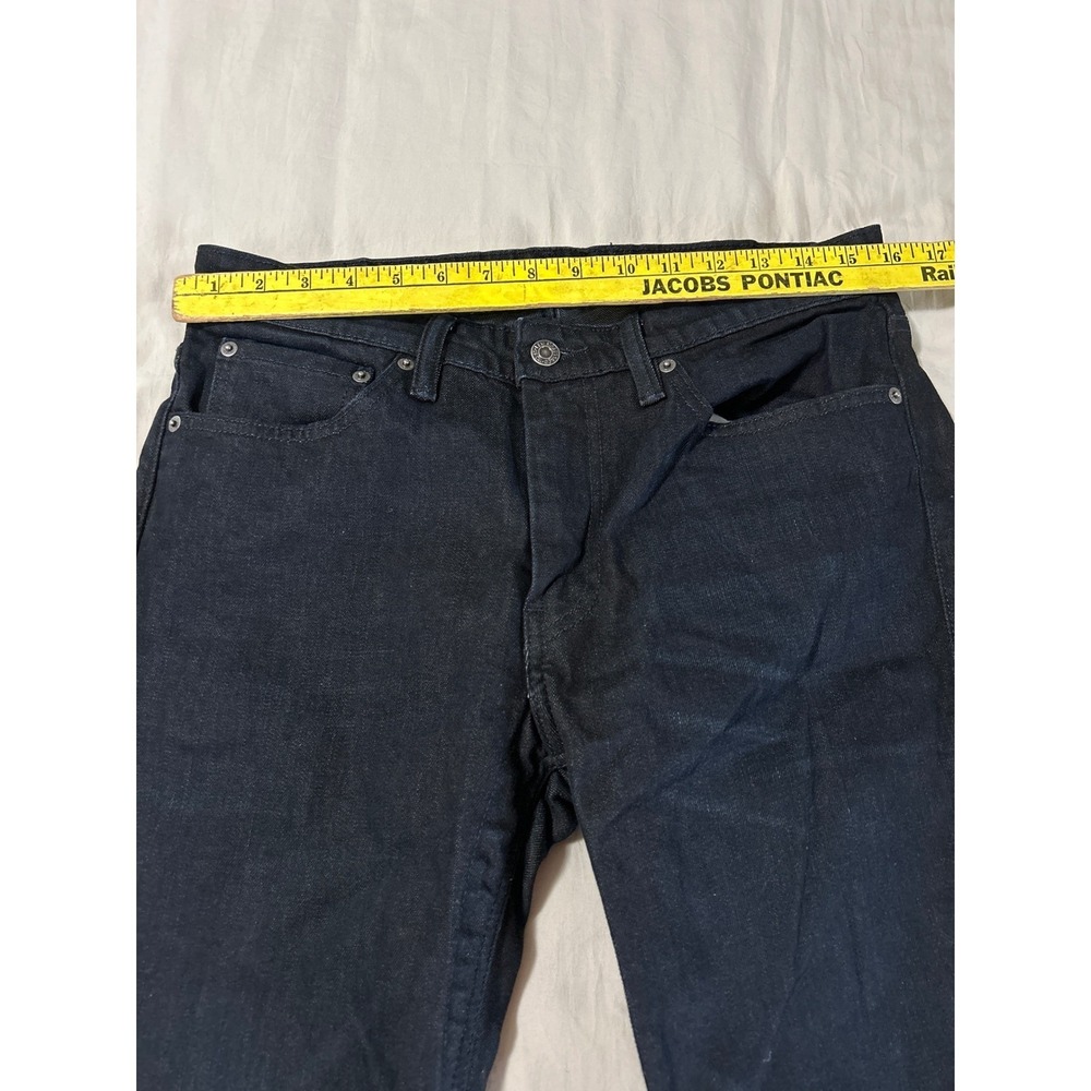 Levis 511 Commuter Slim Fit Jeans Midnight Blue Mens Reflective Selvage 32x30 - Picture 6 of 9